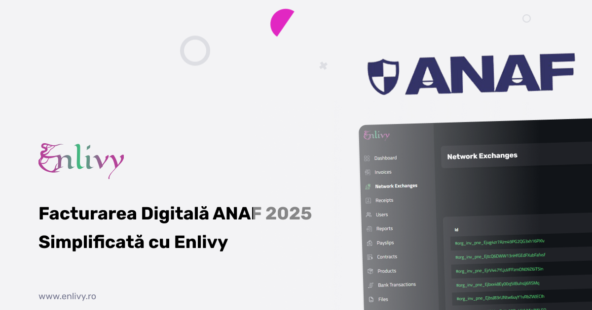 Facturarea Digitală ANAF 2025 Simplificată cu Enlivy